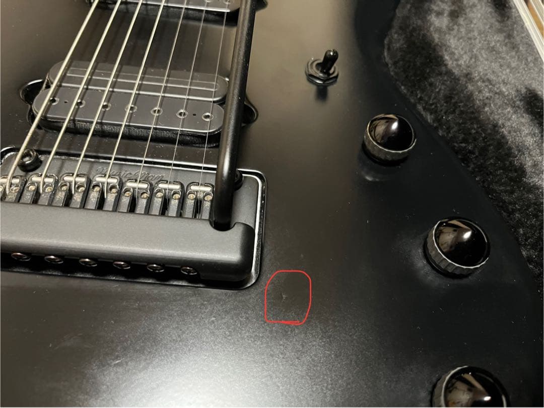 【土日限定価格】Music Man/JP7 Stealth Black7弦ギター