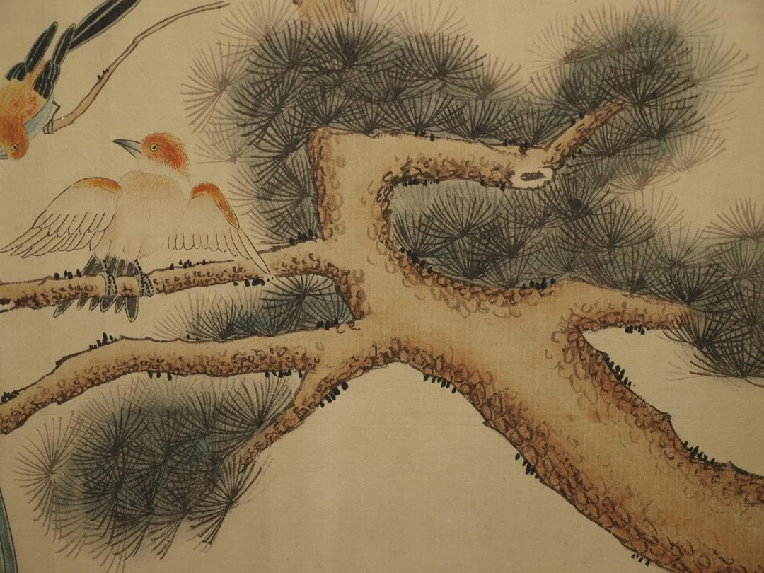 古美術 　中国明時代の掛軸　骨董品　肉筆　博物館保管品 BD353A11-6