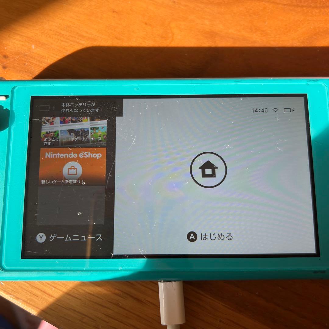 switch light スイッチ　ライト　ターコイズ　ブルー　任天堂