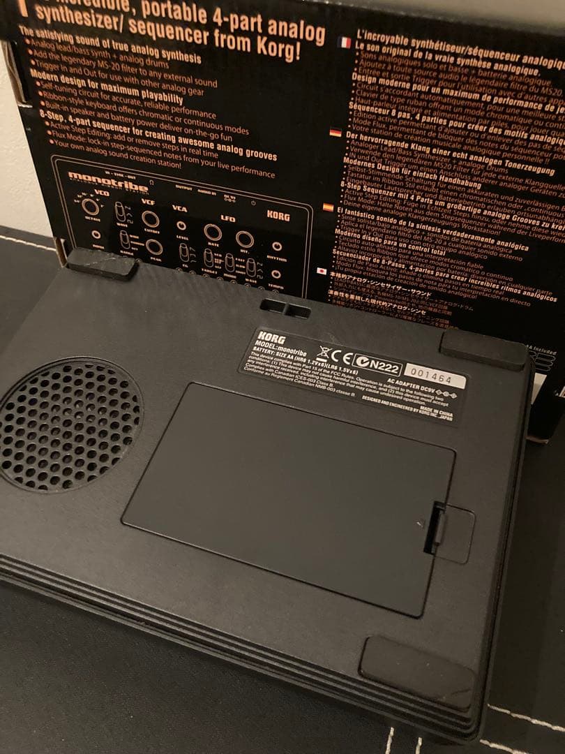 【訳あり】コルグ monotribe アナログシンセ リズムマシン　シーケンサー