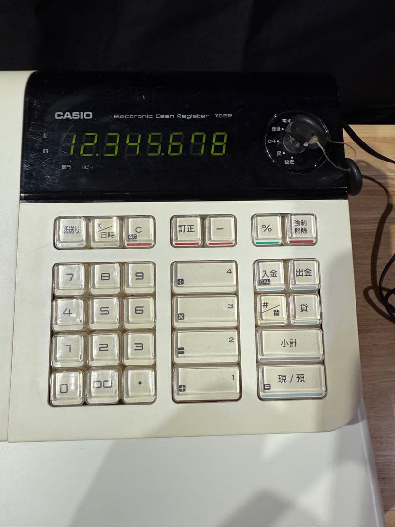 CASIOレジスター　110ER 動作確認済み