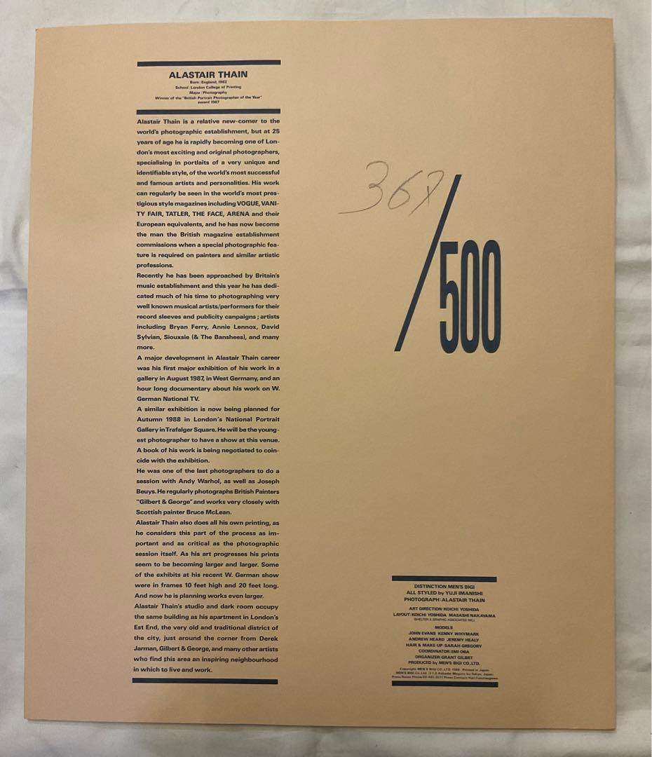 ALASTAIR THAIN PHOTOGRAPHS 限定版367/500