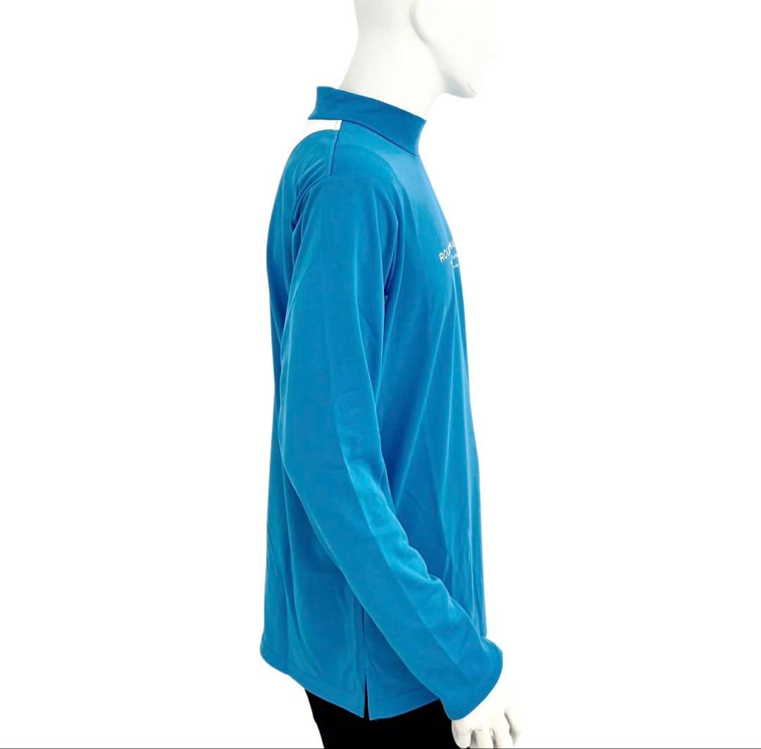 エリートグリップ　ROUGH WATERS 長袖モックネック　ブルー　LL