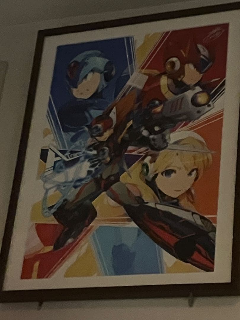 ロックマンX 25周年記念　額装グラフィックアート　受注生産品　イーカプコン