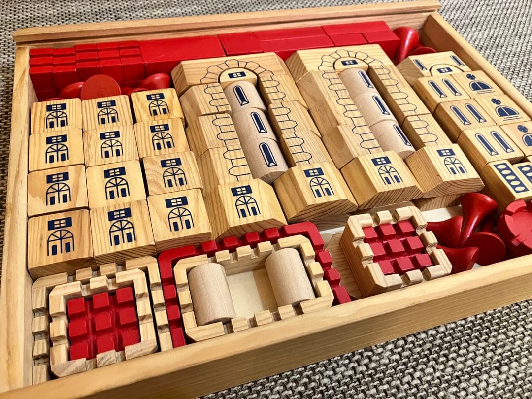 MILAN ミラン　キャッスルブロック お城 積み木 レア品 108ピース