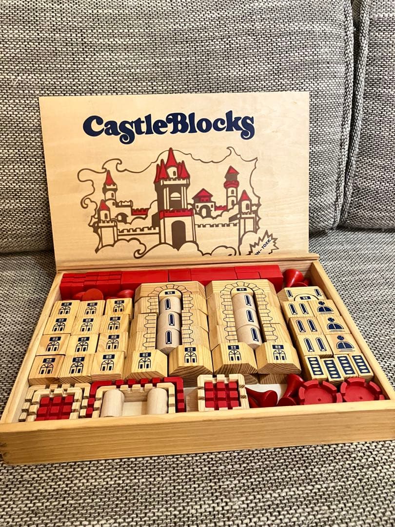 MILAN ミラン　キャッスルブロック お城 積み木 レア品 108ピース