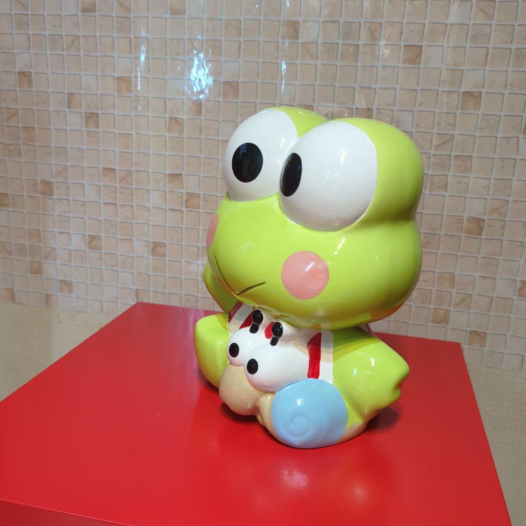 SANRIO・サンリオ・けろけろけろっぴ・当時物・陶器・貯金箱・大きめ・単品
