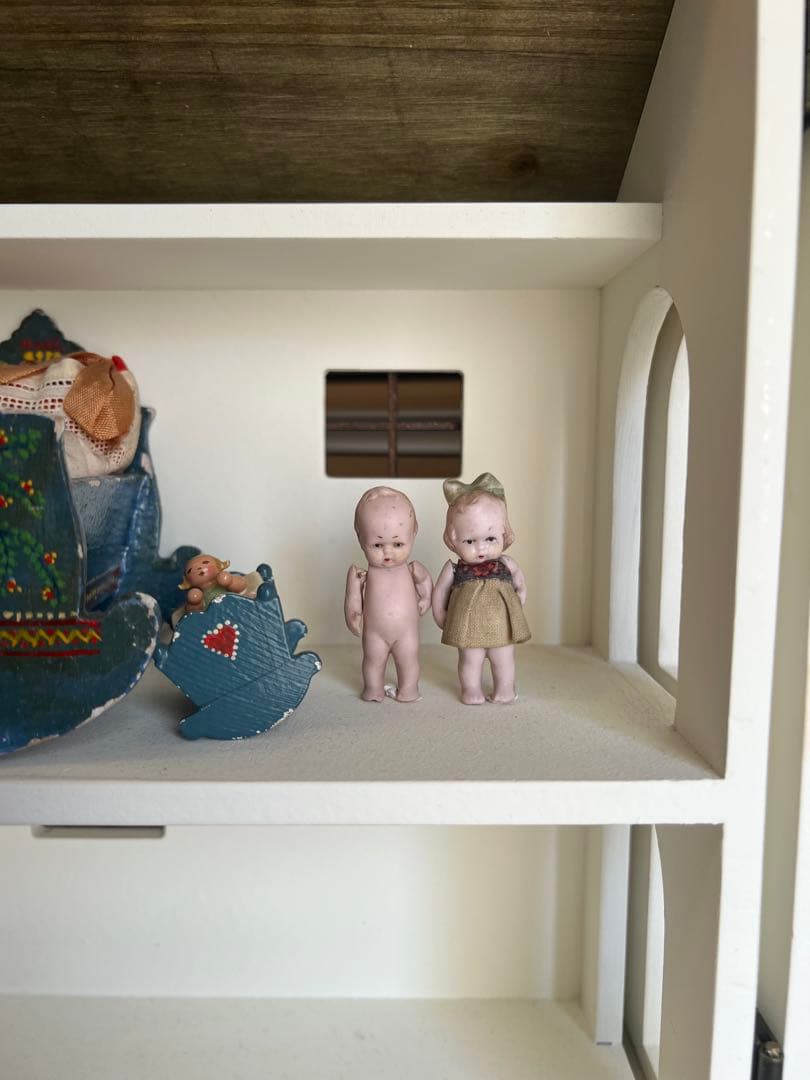 【アンティーク】ドイツ製 Hertwig ドール ペア 5.5cm