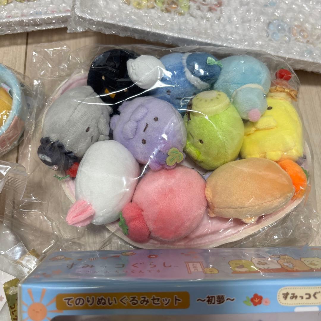 すみっコぐらし　たぴがとう　他　てのりぬいぐるみ