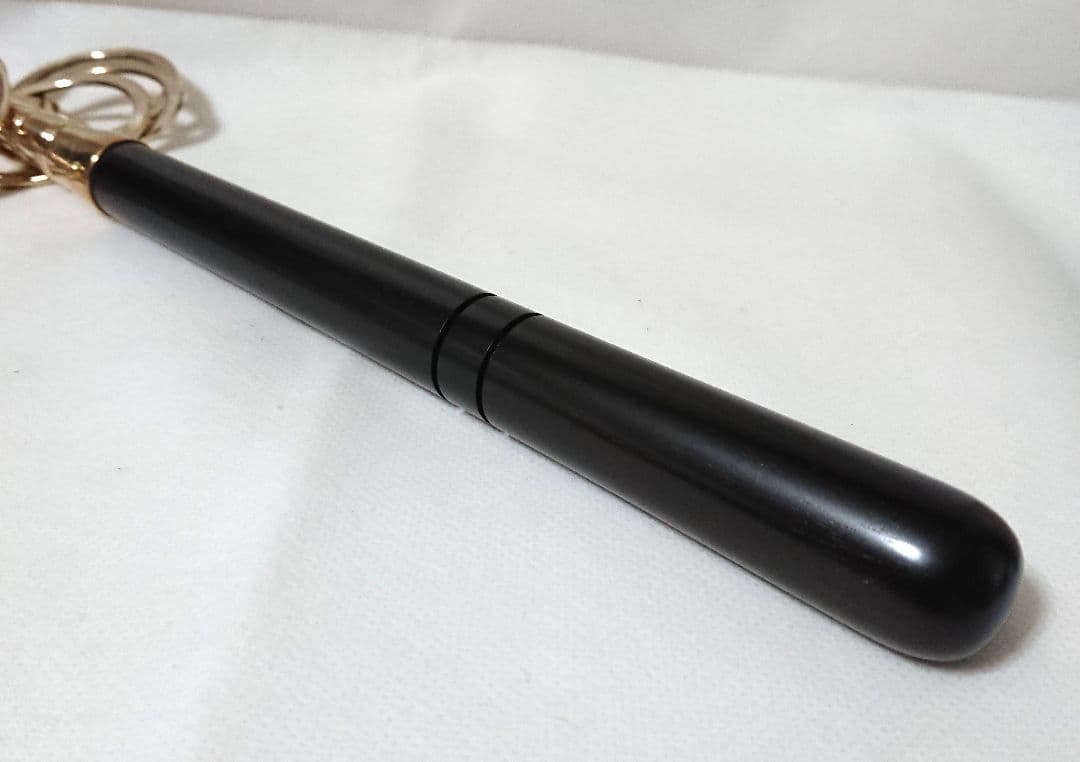 ✶金属工芸品✶錫杖 六環 真鍮製 本焼 黒檀柄付 京都 仏具・密教・山伏・修験道