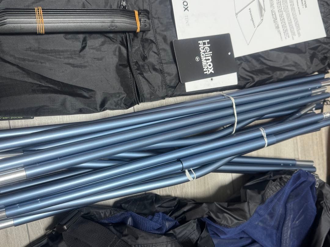 FRAGMENT Helinox 3P Dome Tent Black テント
