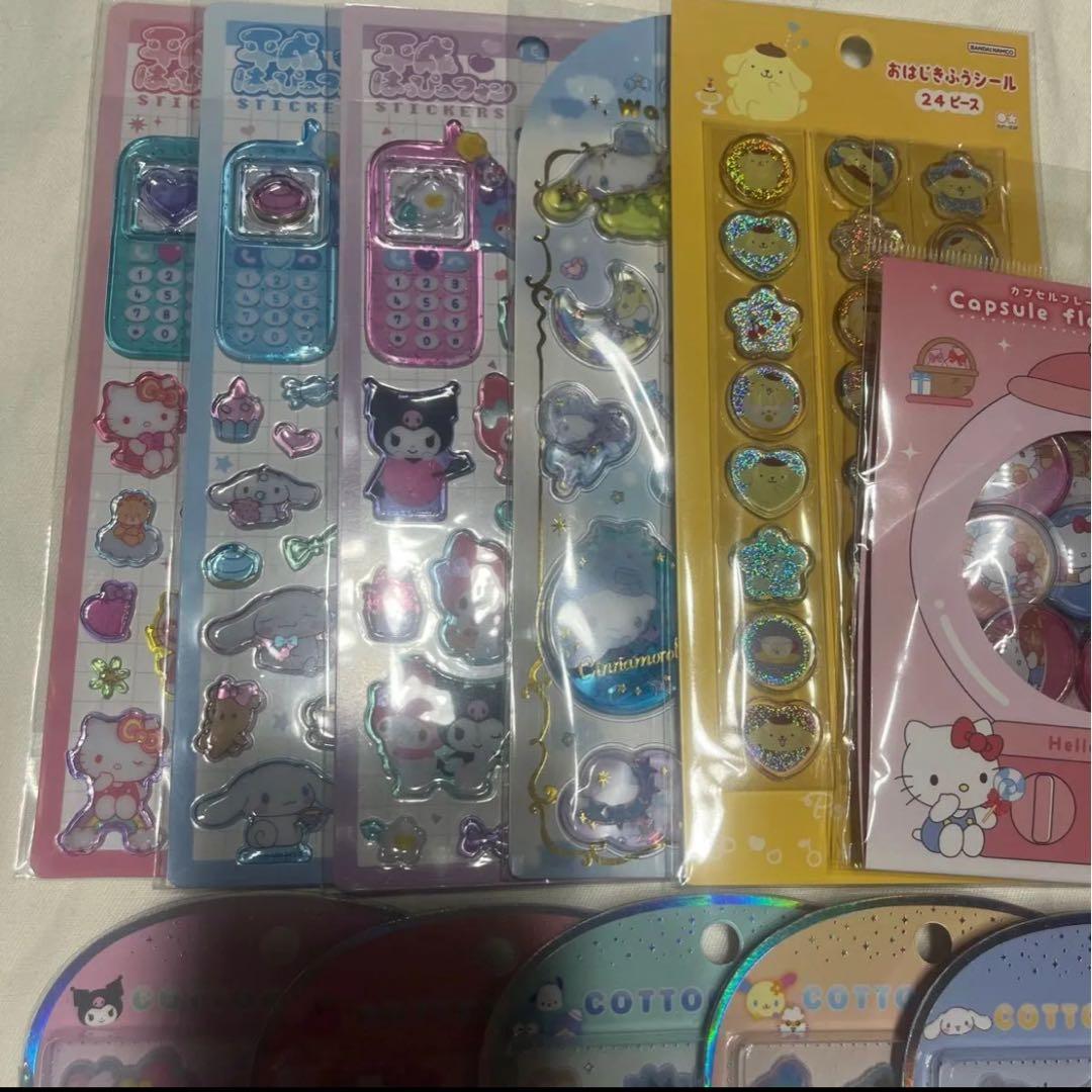 ボンボンドロップシール うるちゅるポップシール サンリオ キティ クロミ