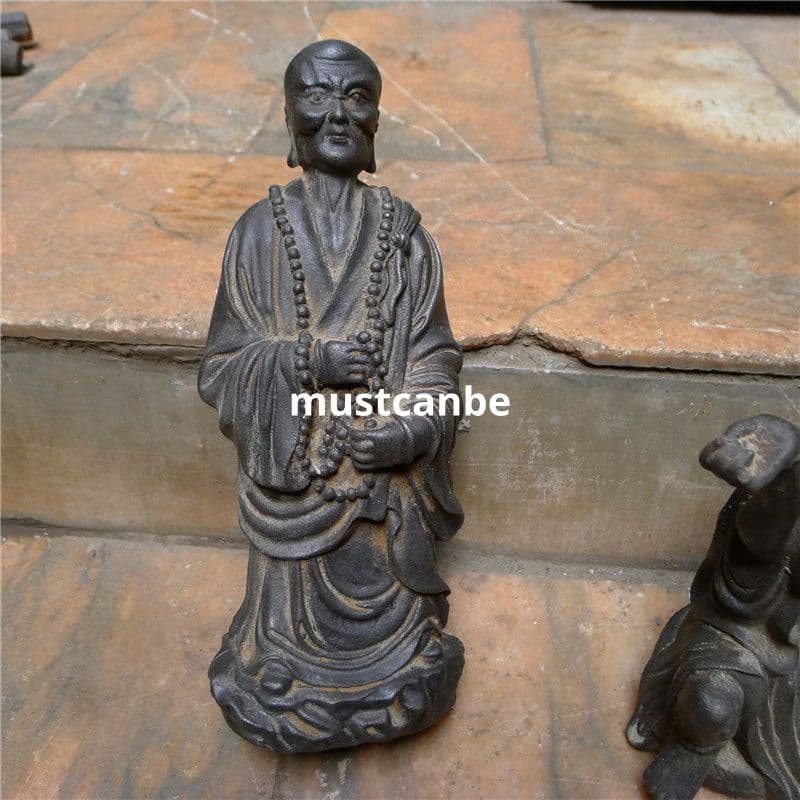 鉄製 仏像 十八羅漢像 茶室 博古架 仏堂 工芸品 置物
