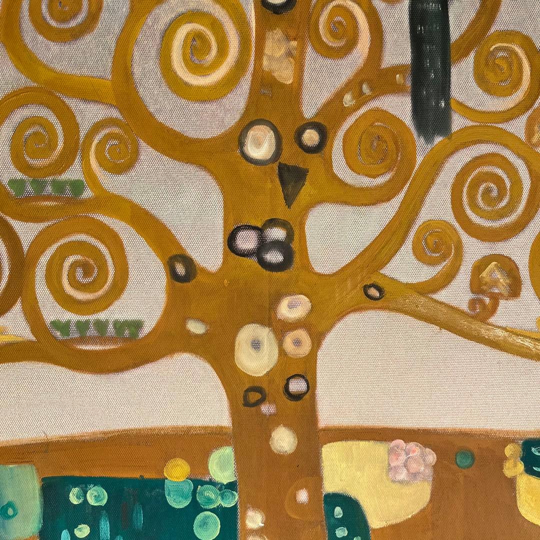 ★B級品★手書き油絵 クリムト 生命の木 特大 インテリア 絵画