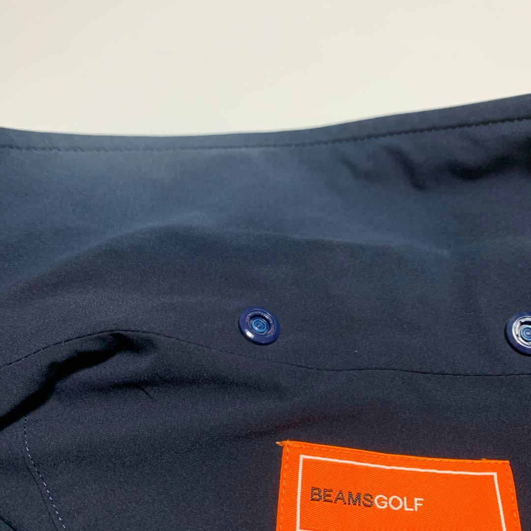 BEAMS GOLF ナイロンジャケット コーチジャケット　ネイビー　L