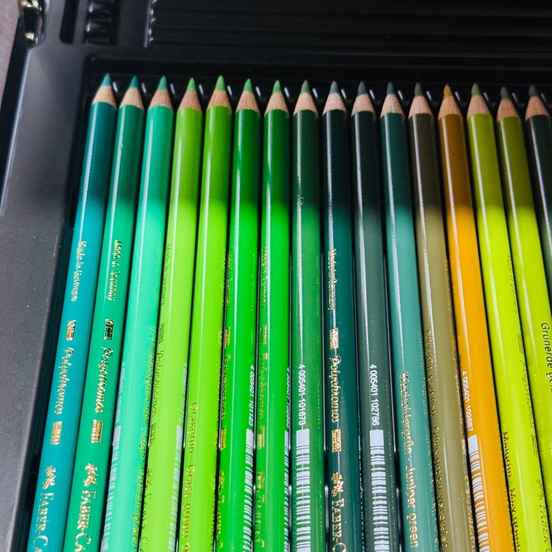 未使用 FABERCASTELL ファーバーカステル 油性色鉛筆120色 木箱