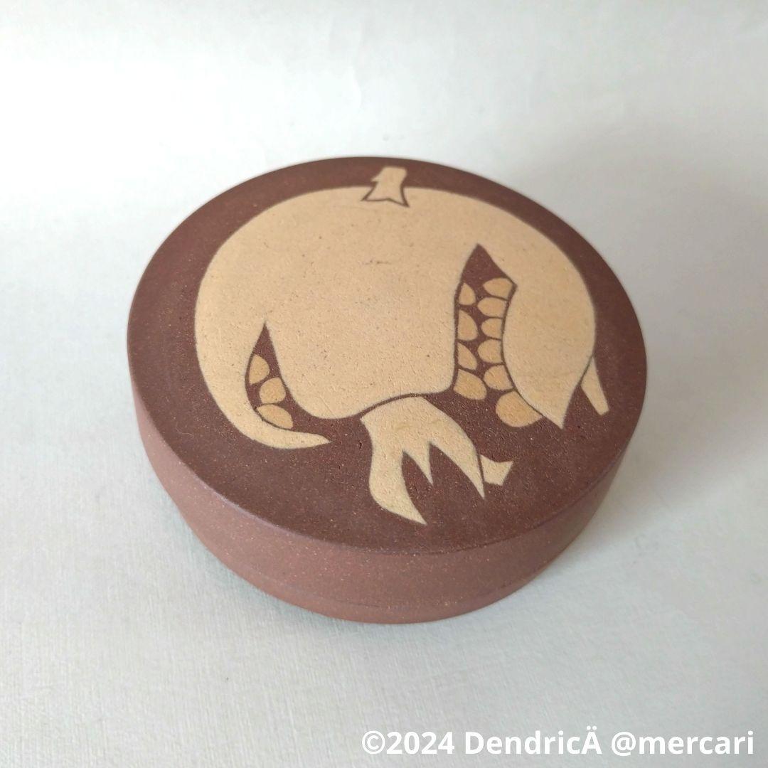 象嵌彩　柘榴　印盒　今井政之　共箱　新品未使用　香合　小物入れにも　茶道　茶道具