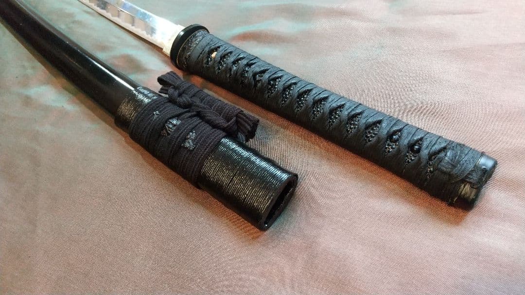 【軽量アルミ刀身】模造刀 舞踊 模擬刀 拵え 喰出し鍔 刀剣 日本刀 刀 小太刀