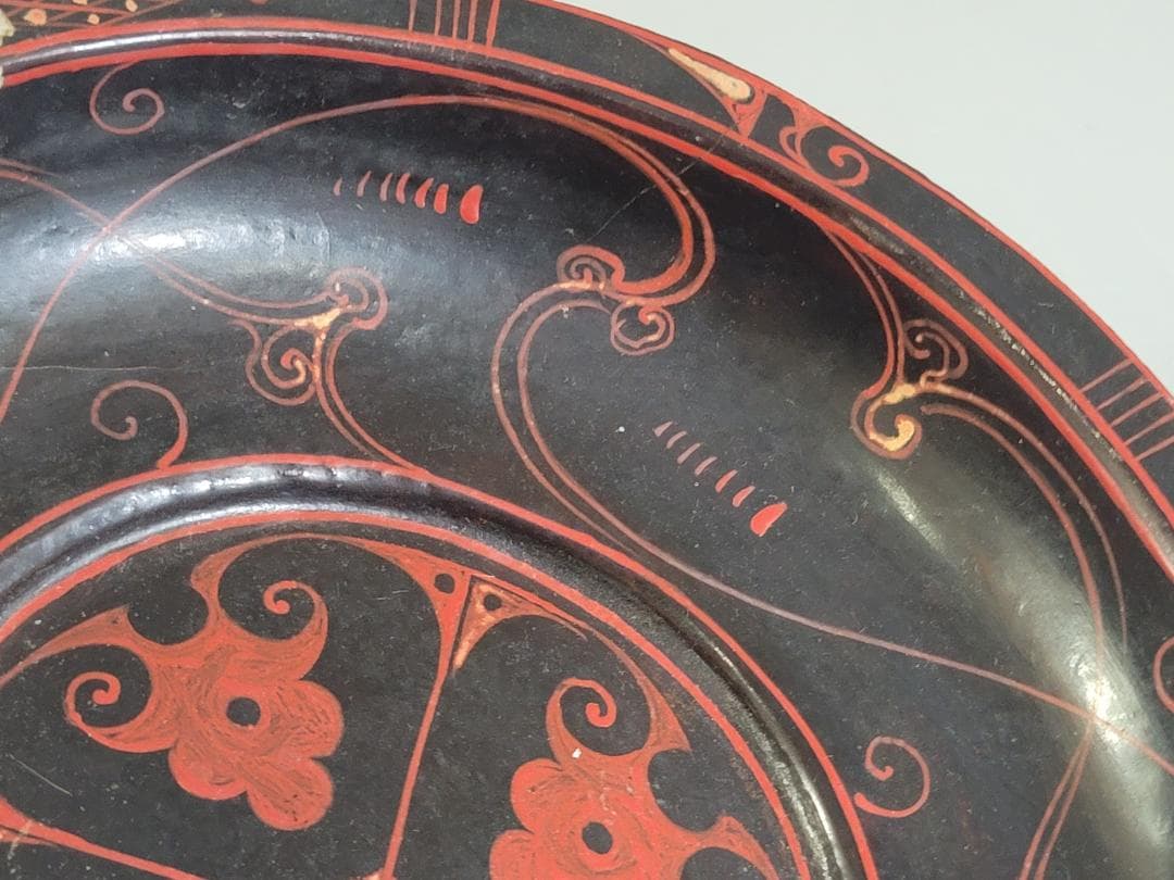 古美術 中国 楚 漆器 二件 数寄者蔵品