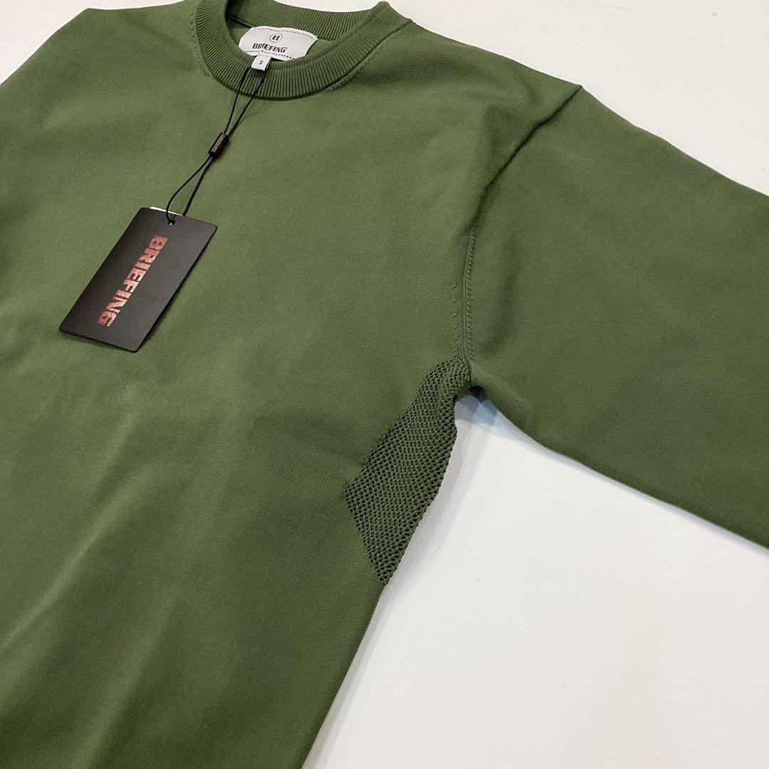 BRIEFING 新品　WOMEN’S WR CREWNECK KNIT S