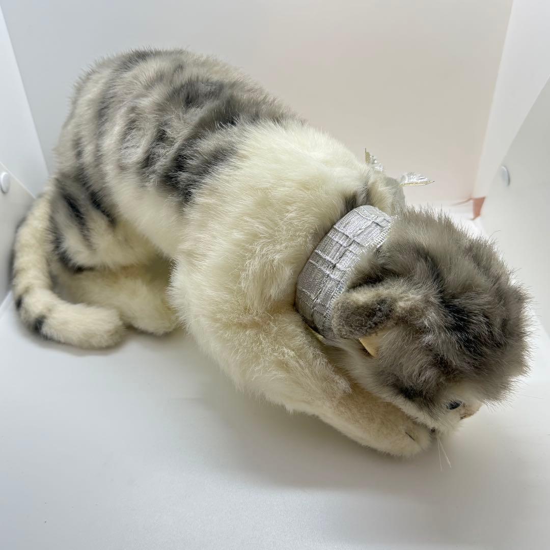 ねこのぬいぐるみ　リアル　レトロ