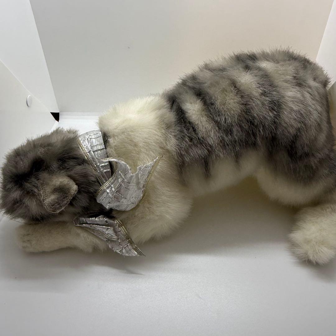 ねこのぬいぐるみ　リアル　レトロ