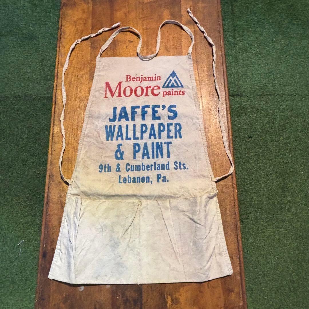 アメリカ ヴィンテージ ワークエプロン Moore paints 当時物