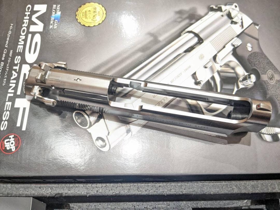 東京マルイ 純正 M92F クロームステンレス スライド ベレッタ M92 M