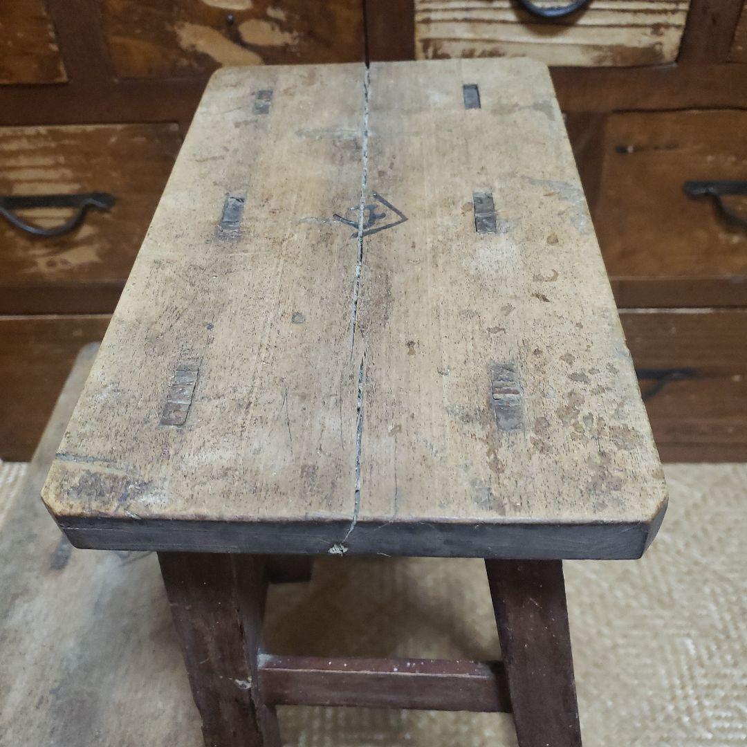 庄内踏み台 櫓 踏み台 やぐら組み 無垢 踏台 陳列棚 台 飾り棚 花台 民芸