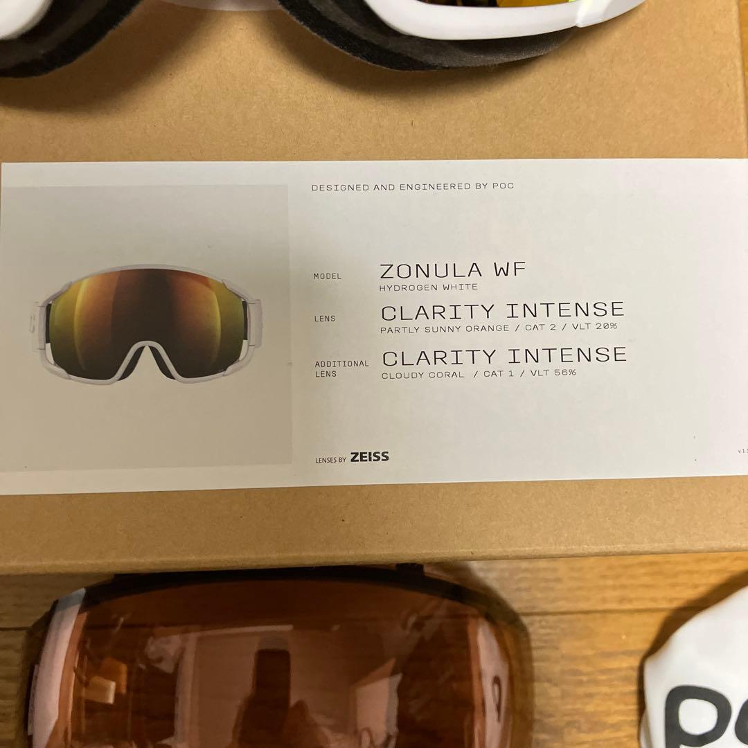 POC Zonula WF ゴーグル Hydrogen White