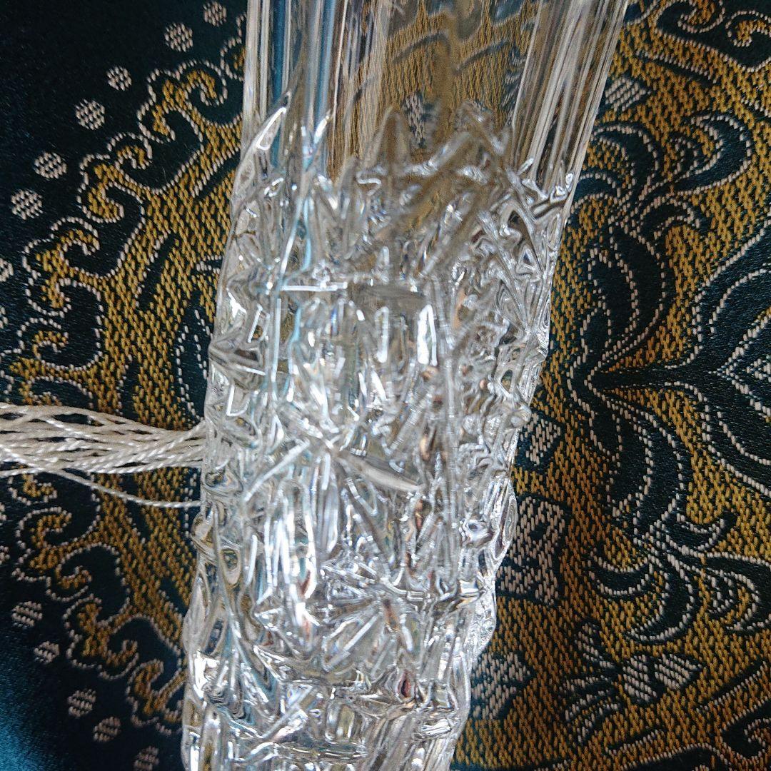 KAMEI CRYSTAL クリスタル花瓶 日本製一輪挿し