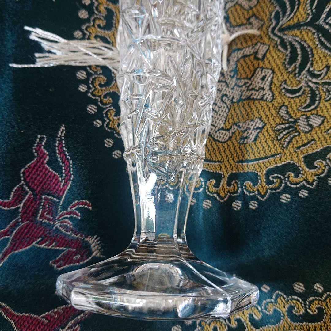 KAMEI CRYSTAL クリスタル花瓶 日本製一輪挿し