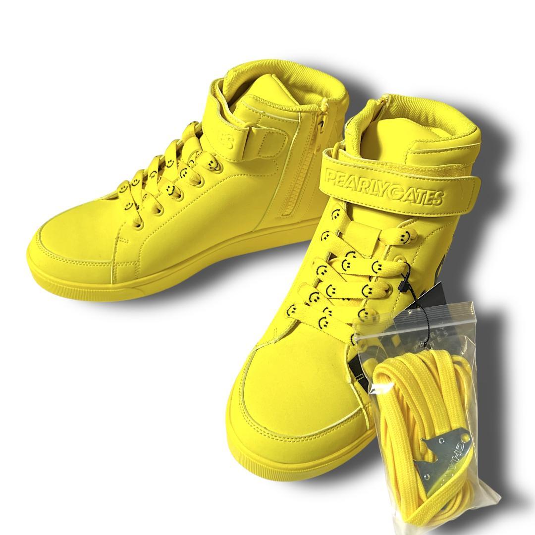 24cm パーリーゲイツ 053-0192312 ニコちゃん ゴルフシューズ