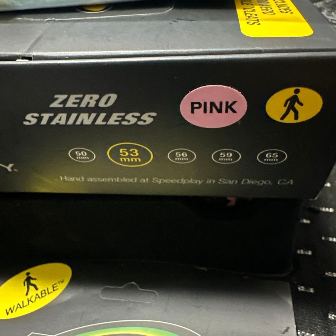 スピードプレイ　ステンレス　SPEEDPLAY ZERO ピンク