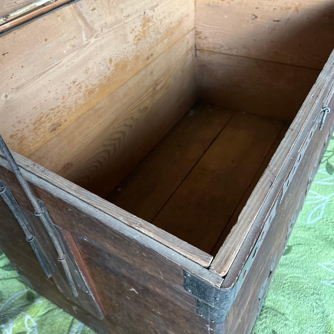 時代物　衣装箱　古民具　木箱　李朝風