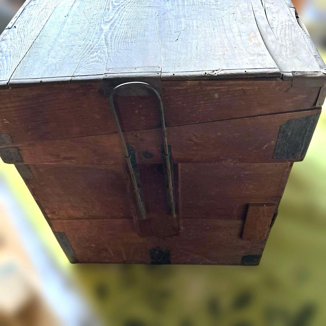 時代物　衣装箱　古民具　木箱　李朝風