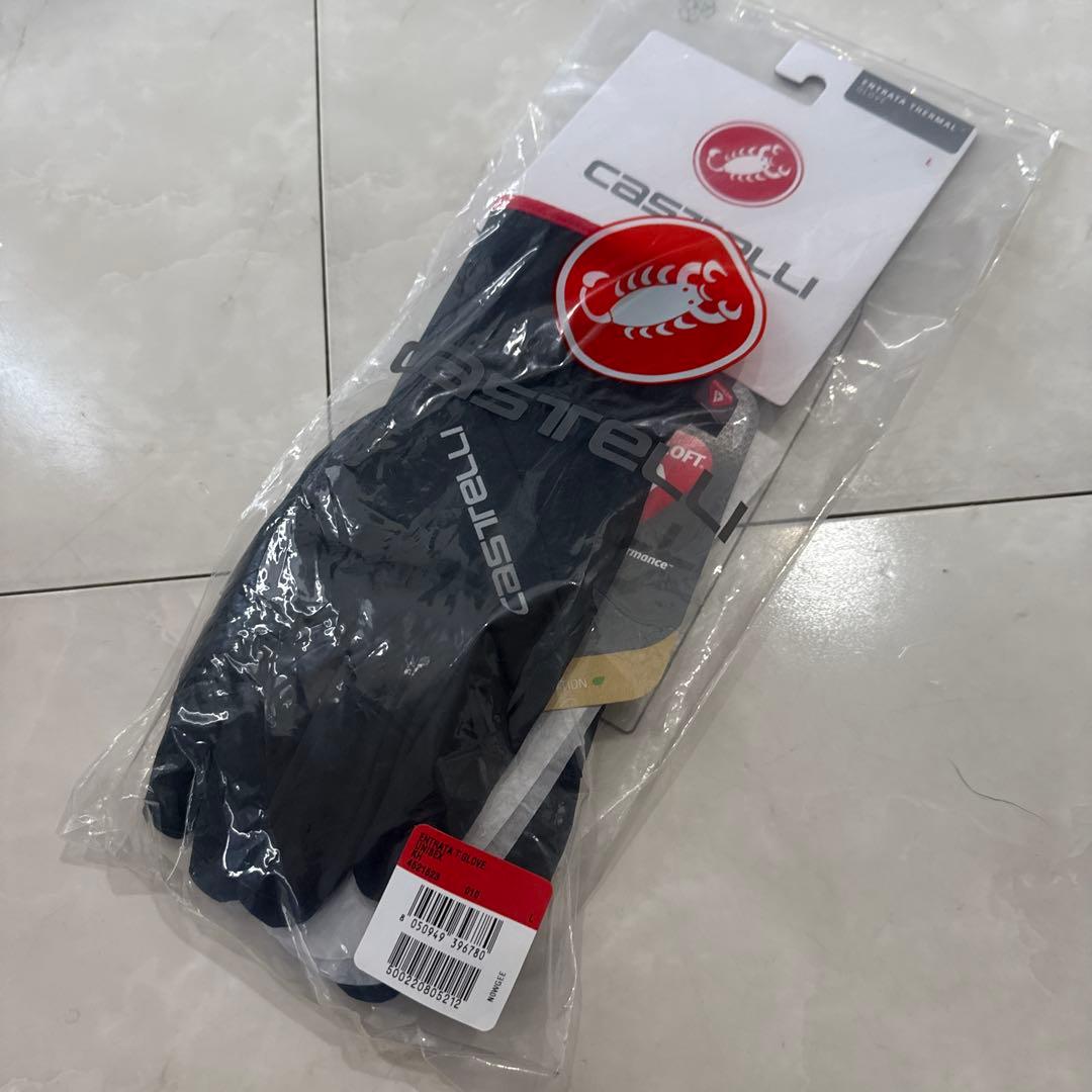 【新品定価10,120 円】CastelliカステリウィンターサイクルグローブL