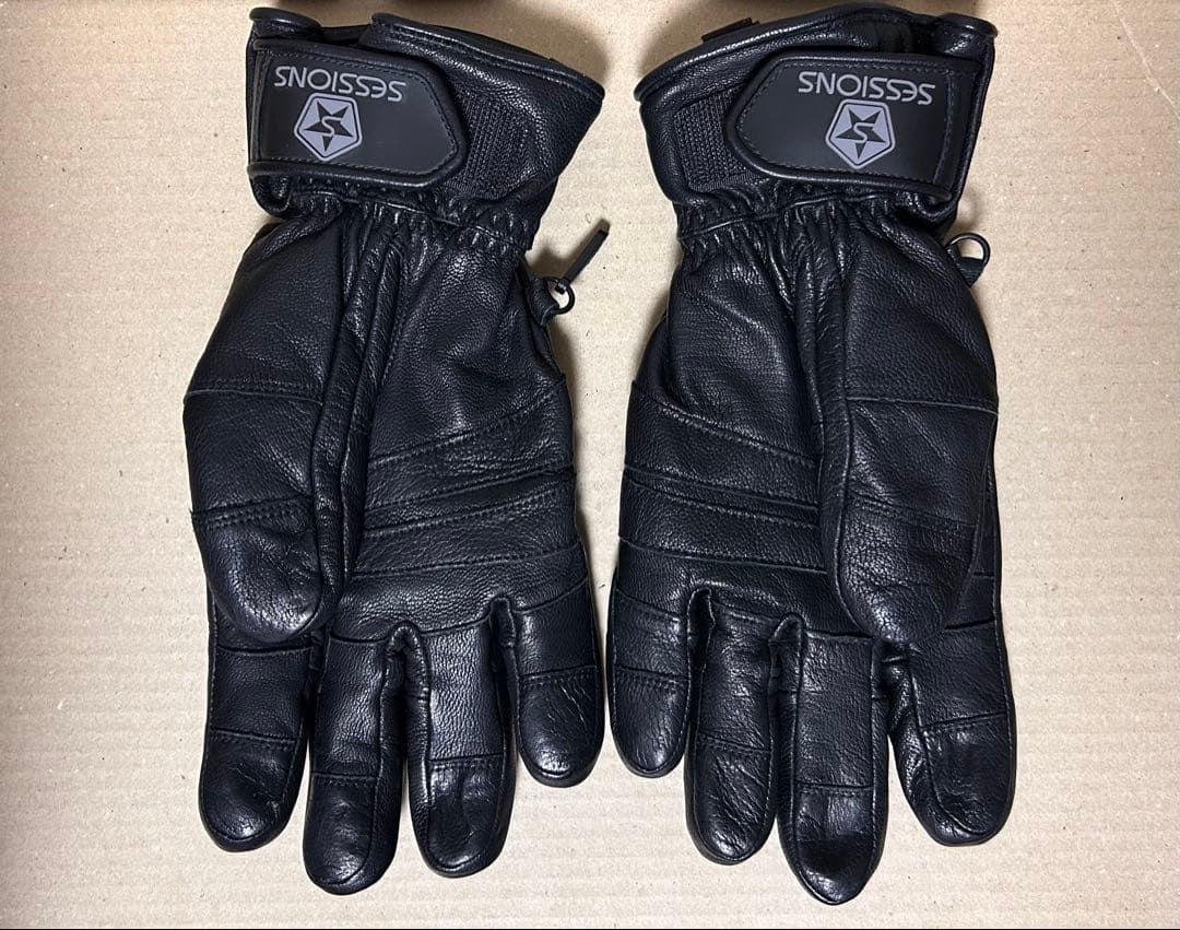 スノーボード　レザー　グローブ　SESSIONS サイズL スノボ
