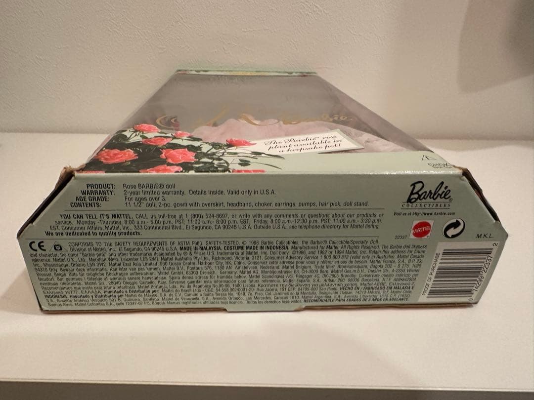 バービー ローズ 薔薇 レア Rose Barbie Rosa マテル ドール