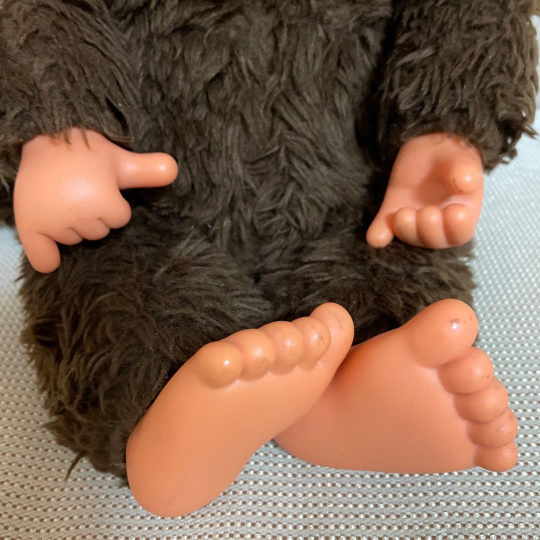 モンチッチぬいぐるみセキグチブルーアイ昭和レトロ45㎝