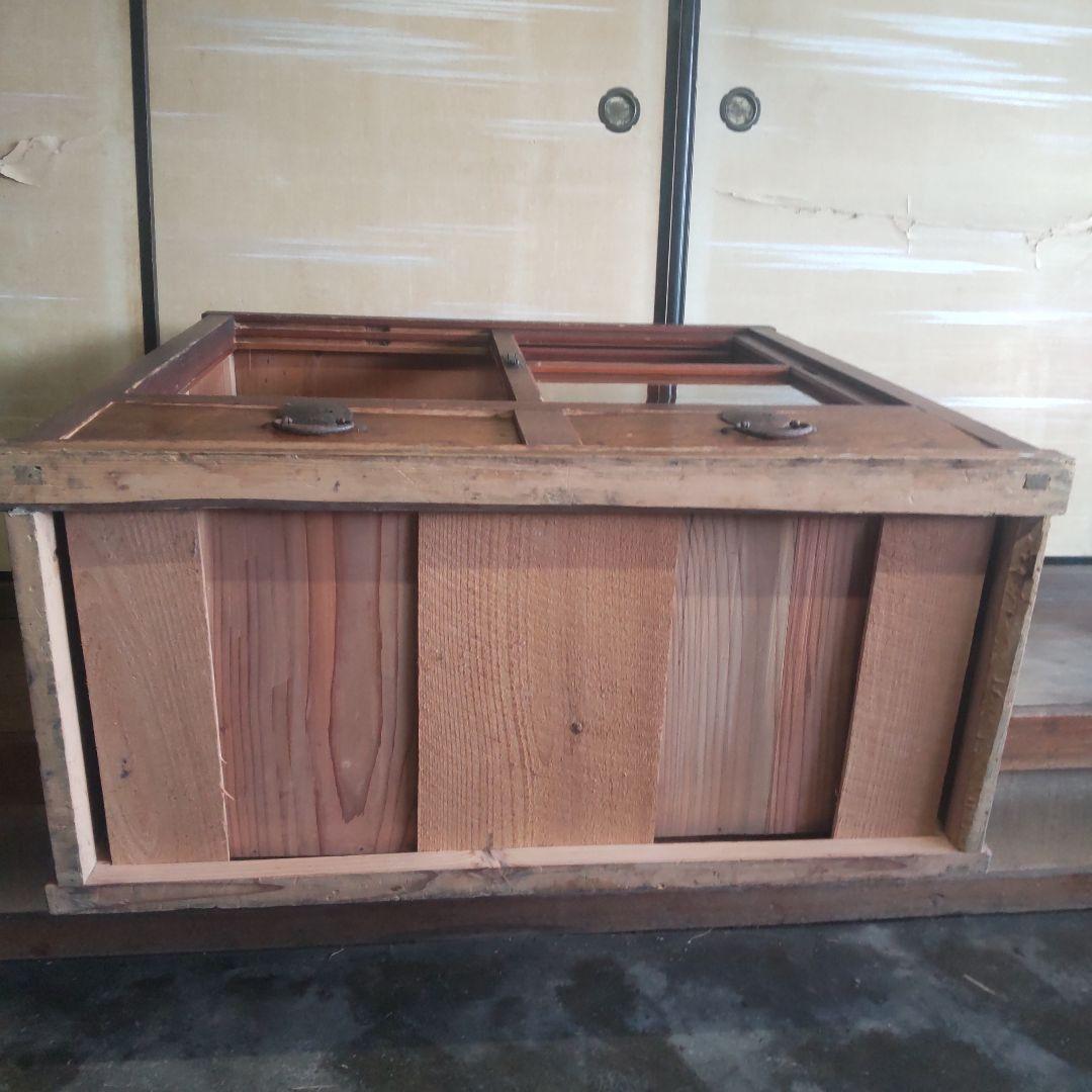 昭和レトロ ガラス戸棚｜引き出し付き食器棚｜古民家・カフェ什器に