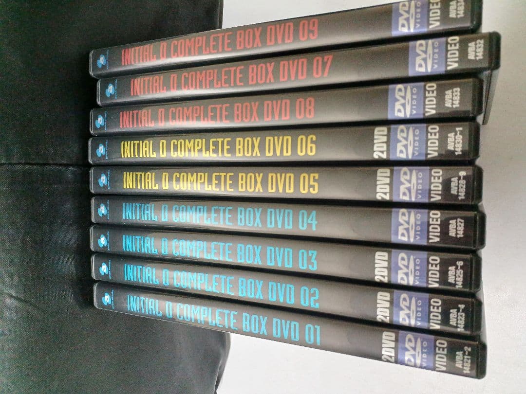 ステッカーに傷みあり、頭文字Dスーパーコンプリートボックス