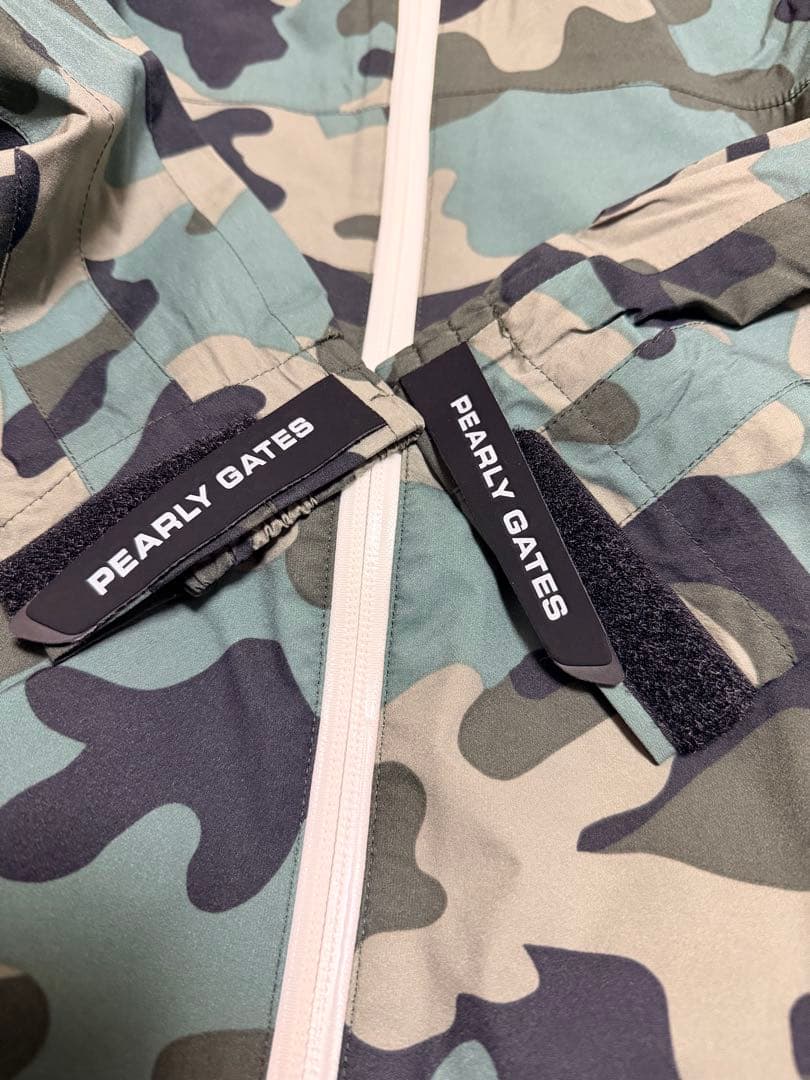 パーリーゲイツ　レインウェア　上下　セットアップ　カモフラ　迷彩　サイズ4