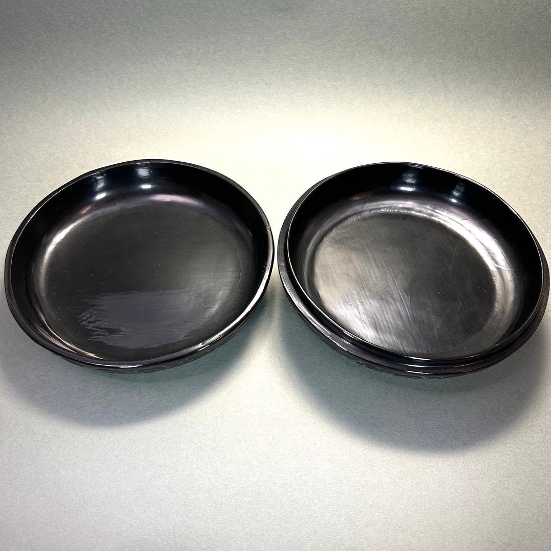 食籠　『唐物　倶利彫　隨竹庵箱書』　随竹庵　堆黒　識箱　中国美術