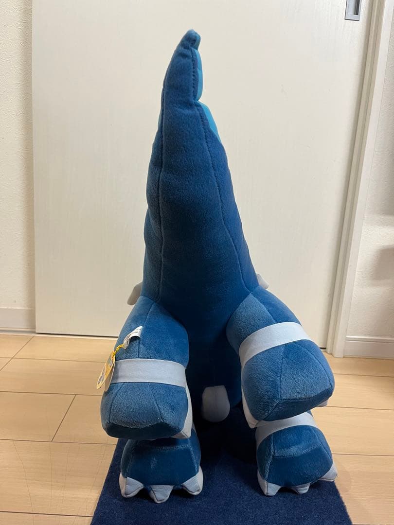 【タグ付き】ポケモン　特大ぬいぐるみ　ディアルガ　パルキア　ハートランド