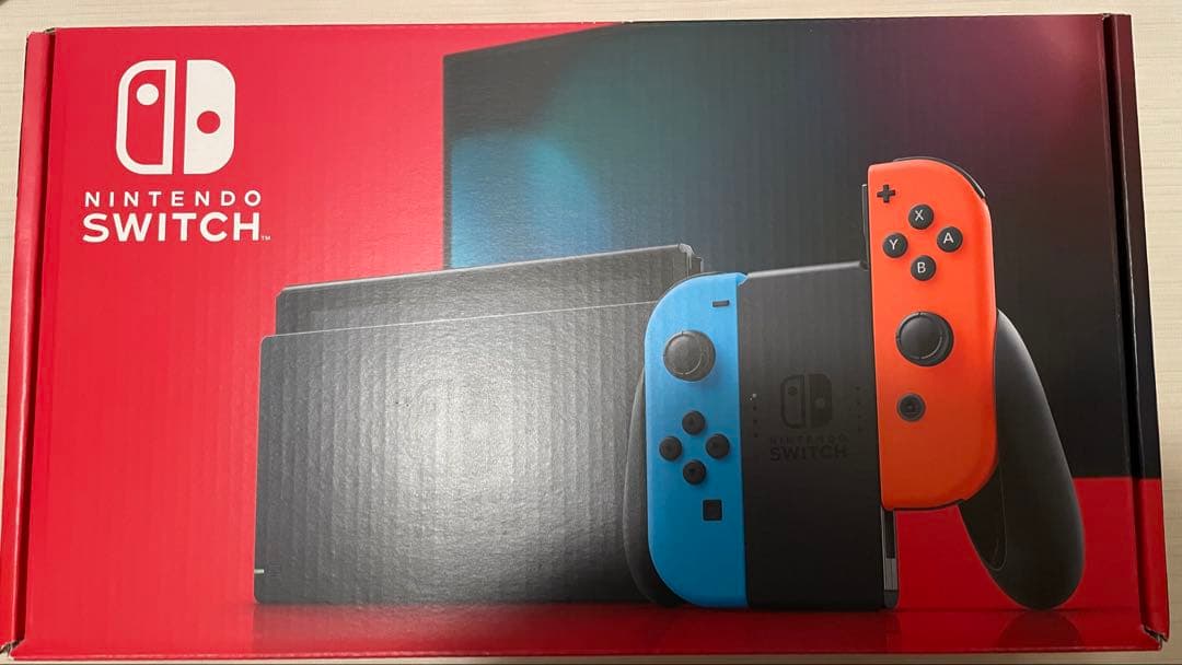 Nintendo Switch 本体 青/オレンジ キャリングケース付き