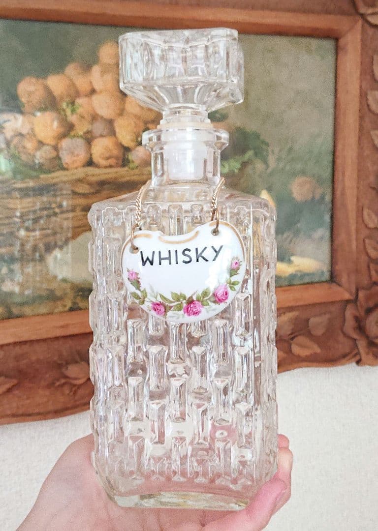 フランス製 ウイスキーガラス デキャンタボトル