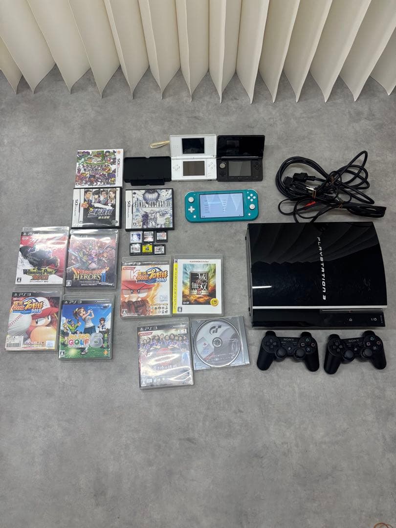K*U様 PS3 CECHL00 3DS Switchliteまとめ売り 動作未