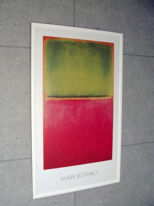 Green Red on Orange/マークロスコ/ポスター