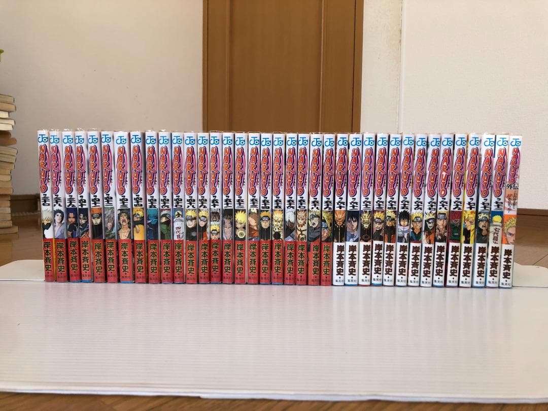 良品　ナルト　全巻　初版　帯　フルコンプ　マンガ　冊子　ジャンパラ　ジャンプ